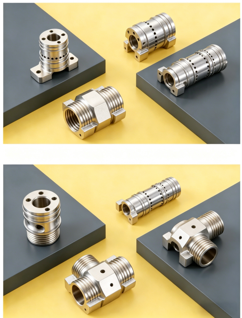 Precision CNC turning process for machined shaft manufacturing