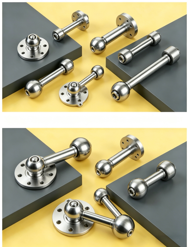 Adjustable ball mount for trailer with height control mechanism
