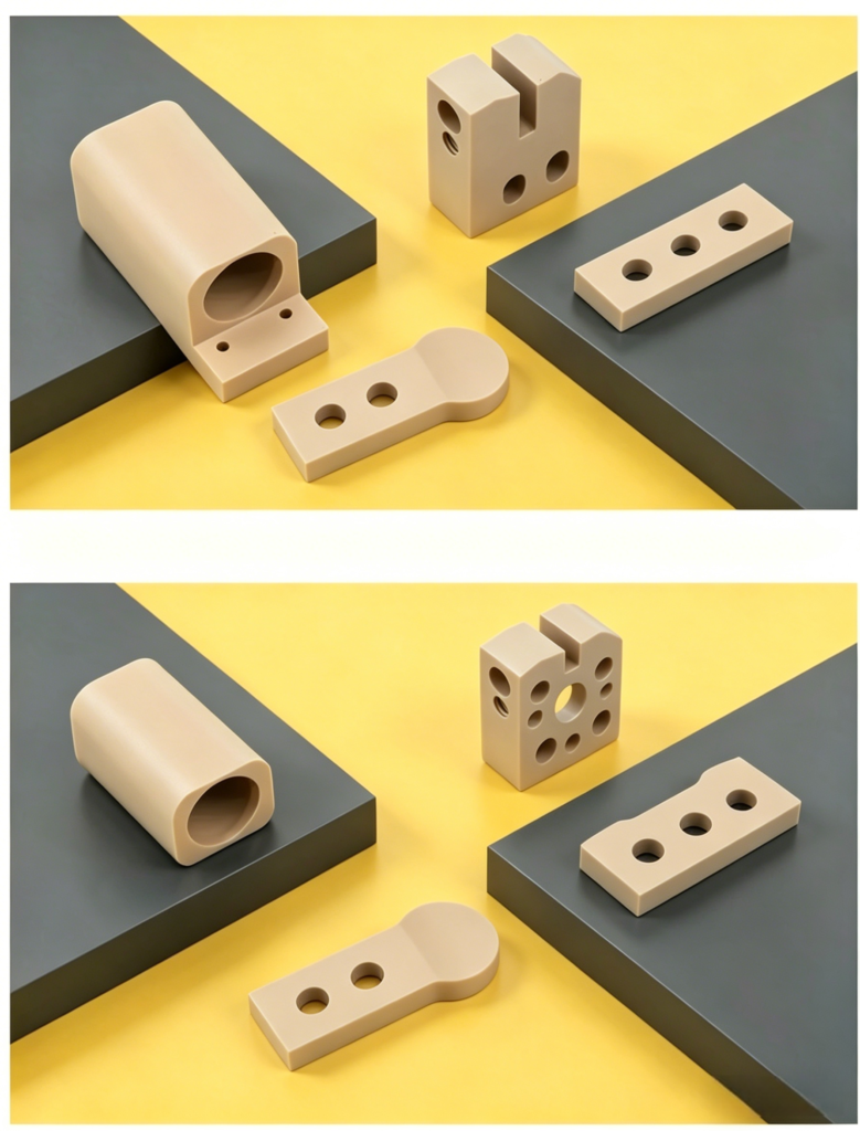 High-performance PEEK machined parts for semiconductor equipment