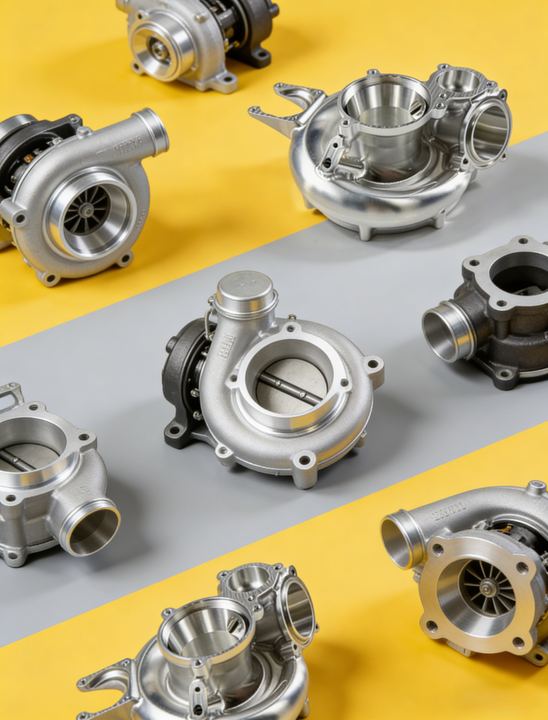 5-axis CNC machining process of turbo compressor housing in aluminum billet