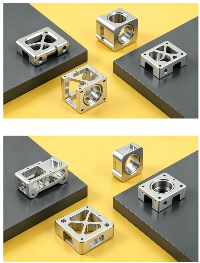 aerospace grade aluminum frame support bracket with sandblasted surface finish