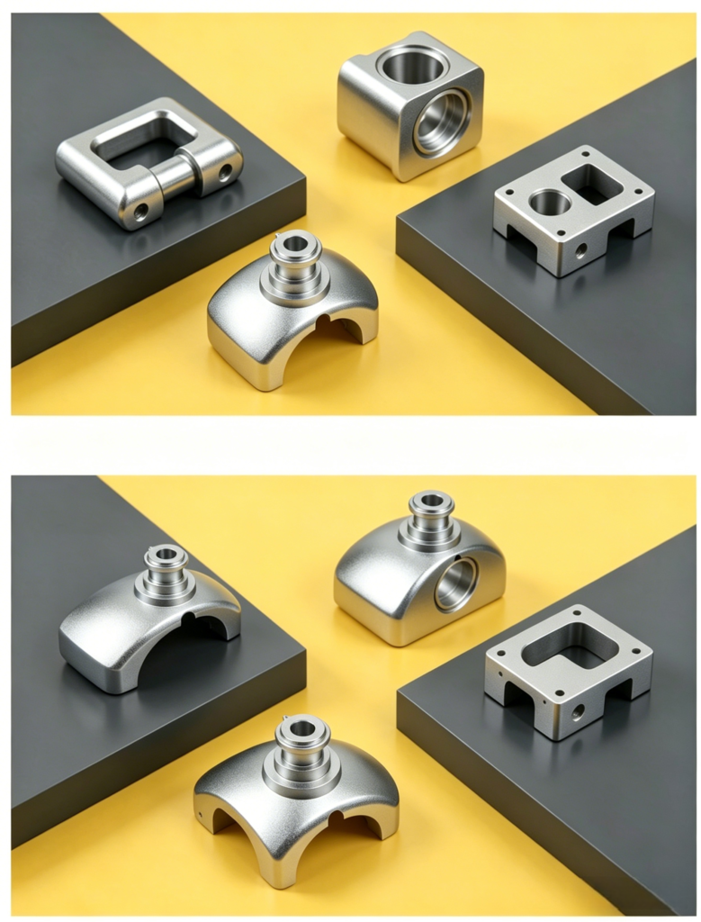 aluminum support bracket installed in industrial machinery frame assembly system