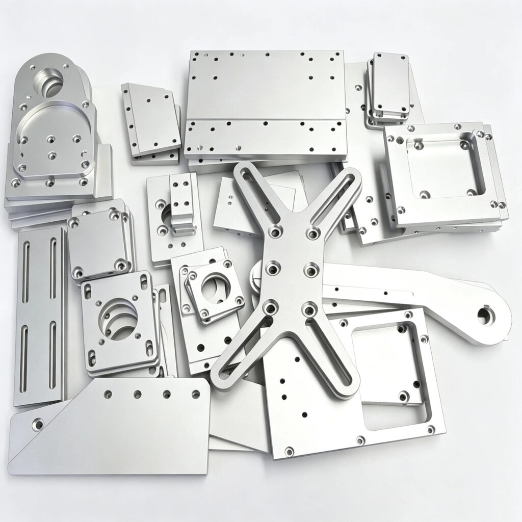 CNC machined metal base plates providing stable mounting solutions for machinery and engineering applications