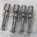 Precision 316 Stainless Steel CNC Yarn Guide with Wear-Resistant Ceramic Insert Premium Quality Component for Textile Ma...