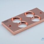CNC Machining T2 Copper Power Outlet Plate For Modern Homes Reliable Conductivity - CNC Machining Services - cncmachiningm...