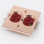 CNC Machining T2 Copper Power Outlet Plate For Modern Homes Reliable Conductivity - CNC Machining Services - cncmachiningm...