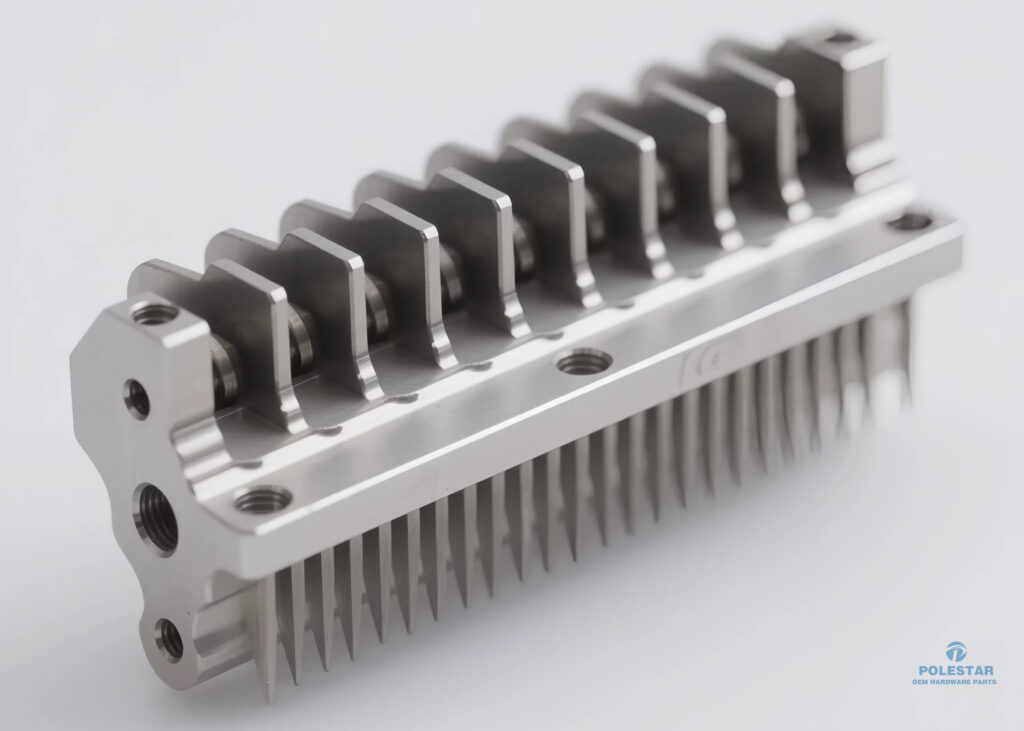 High Efficiency & Reliable Aluminum Heat Sink with 99% Purity Aluminum Material for CPU, Amplifier and Industrial Cont...