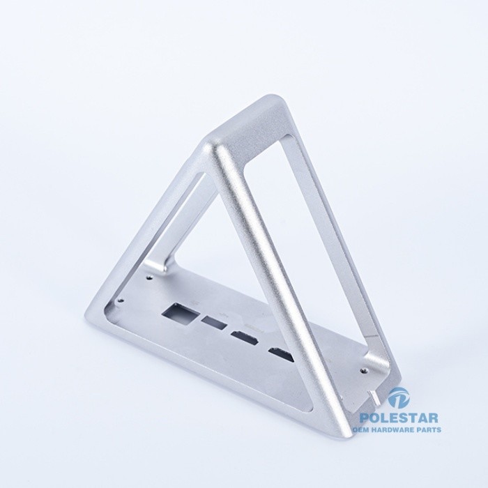 CNC Machined Triangular 6061-T6 Aluminum Bracket Mount with Superior Strength and Tight Tolerance - CNC Machining Services...