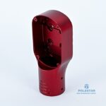 CNC Machined Aluminum Motor Housing Parts Red Anodized for Industrial Electric Motors - CNC Machining Services - cncmachin...