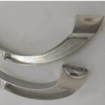 TC4 Arc-shaped Adjustable Linkage Arm Matte Passivated Finish for Robotics and Automation Systems - CNC Machining Services...