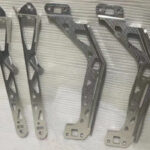 TC4 Arc-shaped Adjustable Linkage Arm Matte Passivated Finish for Robotics and Automation Systems - CNC Machining Services...