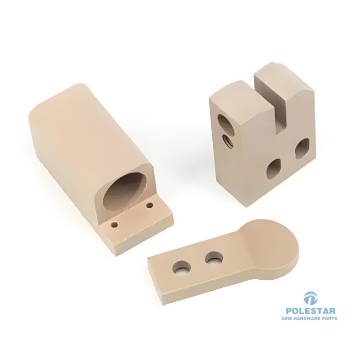 Custom PEEK Machined Parts Superior Precision CNC Engineering Plastic Components for Medical and Semiconductor Use - CNC M...