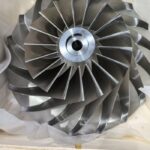 High Reliable OEM Custom Turbocharger Impeller 5 Axis Milled 15 Degree Blade Angle High Efficiency Compressor Wheel - CNC ...