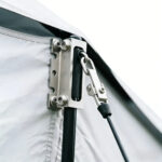 OEM Custom Tent Brackets 316L Stainless Steel CNC Machined with Quick Release Latches for Rooftop Tent - CNC Machining Ser...