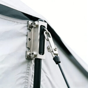 OEM Custom Tent Brackets 316L Stainless Steel CNC Machined with Quick Release Latches for Rooftop Tent - CNC Machining Ser...