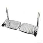 Custom Colorful Wheelchair Footrest Parts Powder Coated Made of CNC Machined Aluminum Extrusion - Precision Metal Products...