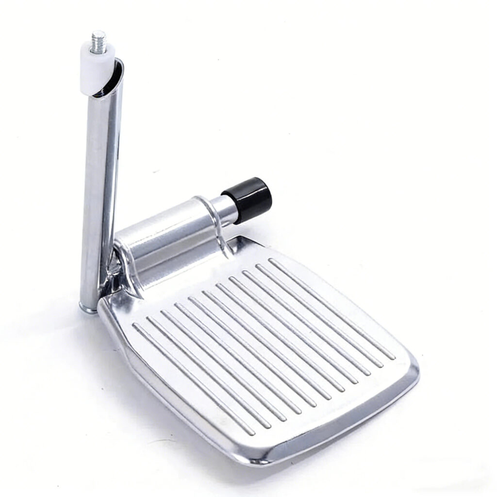 Custom Colorful Wheelchair Footrest Parts Powder Coated Made of CNC Machined Aluminum Extrusion - Precision Metal Products...