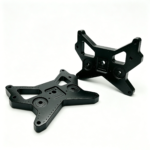 Black Coated Shock Tower Plates with Accurate 3/8″ Thick for Cold Air Intake CNC Machining Milling - CNC Milling Ser...