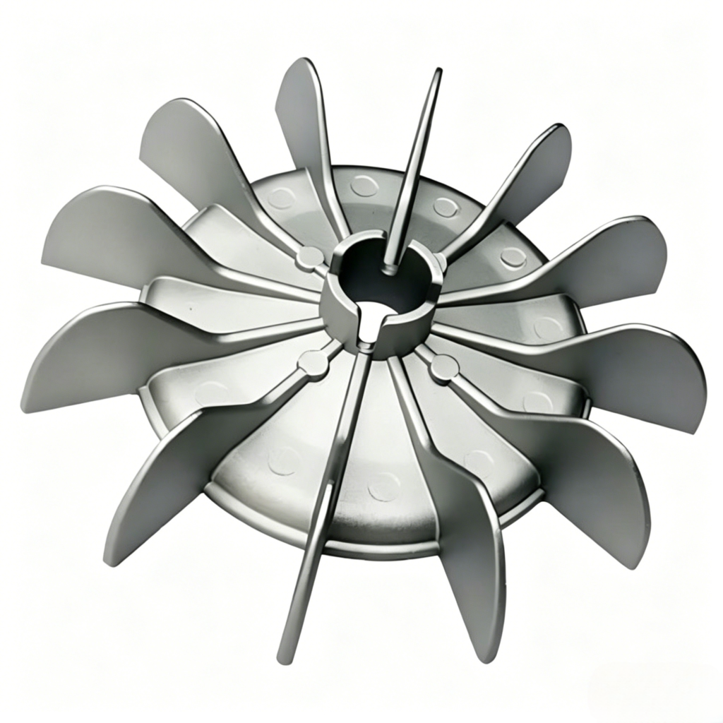 Accurate 12″ Diameter Fan Blade Metal with Reliable Material for Engine Radiator Cooling Fans - CNC Milling Service ...