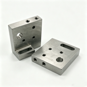 Angle Mounting Bracket with Accurate 5/16″ Thick Steel Frames for Electrical Enclosures - CNC Milling Service - cncm...