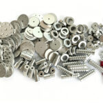 Heavy Load Flange Washers Anti Loosening Scratch Free Bolted Joint Assembly Cold Forming Heat Treatment - CNC Turning Serv...