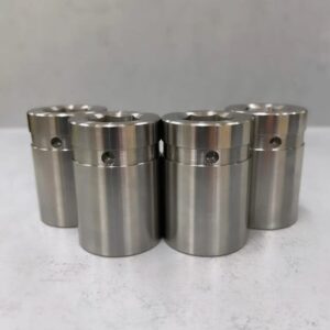 Custom Efficient Set Screw Bushing 2 Piece Design High Strength Steel Bushing for Shaft Locking Applications - CNC Turning...