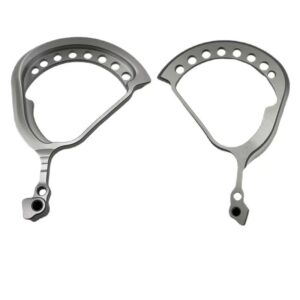 TC4 Arc-shaped Adjustable Linkage Arm Matte Passivated Finish for Robotics and Automation Systems - CNC Machining Services...