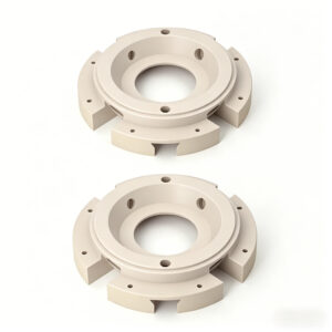 Design PVC Mounting Flange 120P Premium Plastic Safe for Easy-Fit Industrial Base - CNC Turning Service - cncmachiningmill...