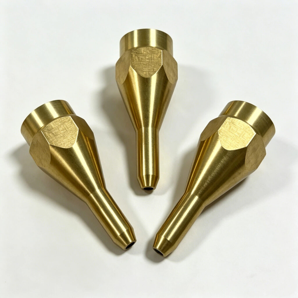 Tremendously Durable Polished Brass Spray Nozzle 200pcs for Garden Irrigation - CNC Turning Service - cncmachiningmilling.com