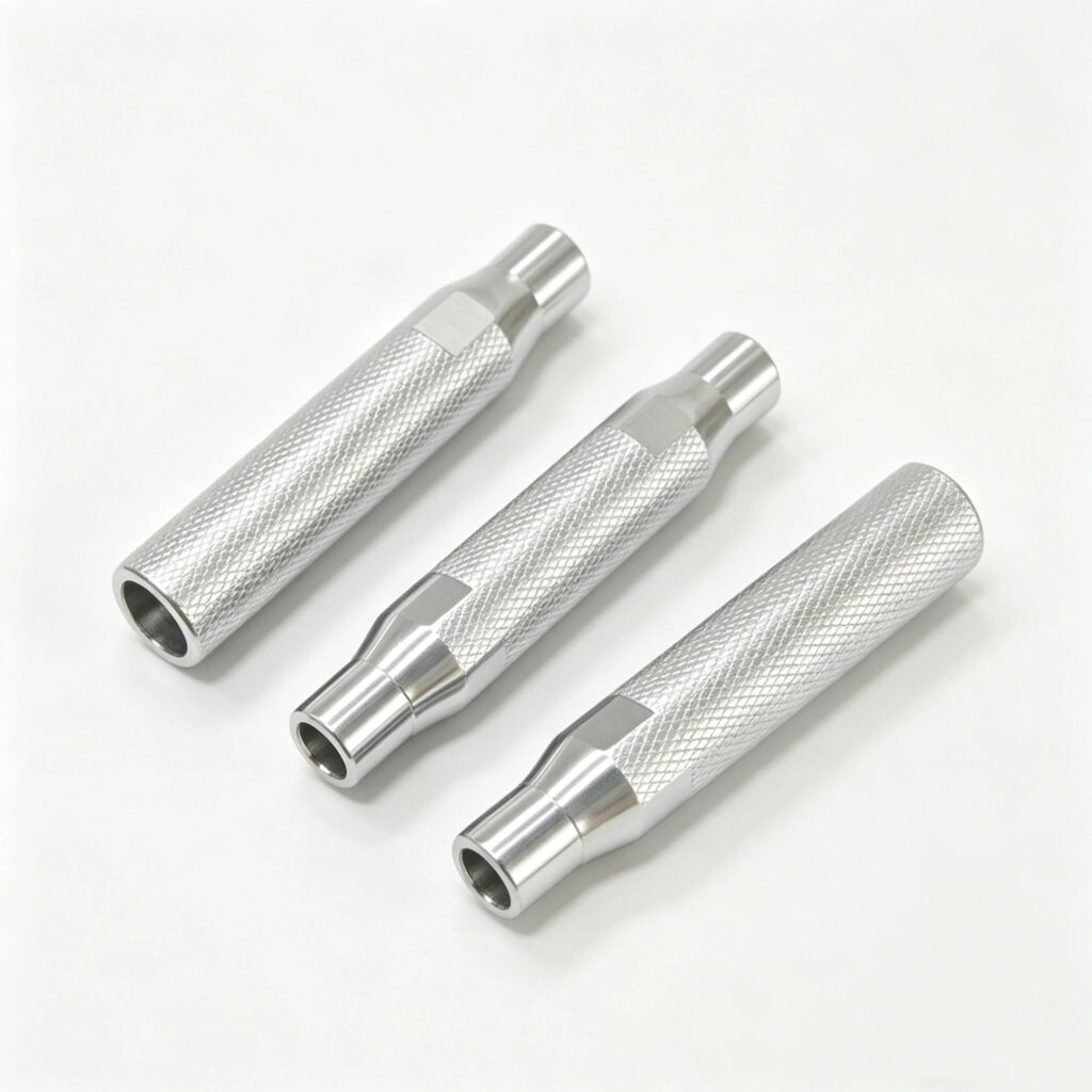 High-Quality 304 306 Stainless Steel Knurled Shaft Extremely Corrosion-Resistant Brass Knurled Spindle ISO 9001 - CNC Turn...