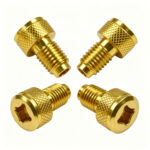 Extremely Premium Polished Brass Knurled Thumb Screw 100pcs Industrial Fasteners for Machinery - CNC Turning Service - cnc...