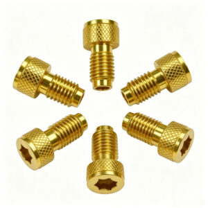 Extremely Premium Polished Brass Knurled Thumb Screw 100pcs Industrial Fasteners for Machinery - CNC Turning Service - cnc...
