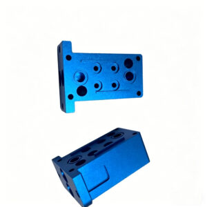 Custom Manufactured Reliable Solenoid Valve Manifold 10 Year Durability Powder Coated Manifold - CNC Machining Services - ...
