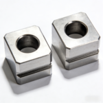 Excellent Fully Customizable Square Bushing 4 Bolt Mounting Precision Machined Steel Bushing for Linear Motion Systems - C...
