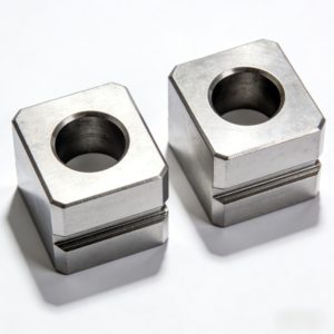 Excellent Fully Customizable Square Bushing 4 Bolt Mounting Precision Machined Steel Bushing for Linear Motion Systems - C...