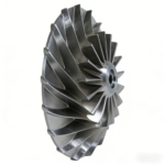 High Reliable OEM Custom Turbocharger Impeller 5 Axis Milled 15 Degree Blade Angle High Efficiency Compressor Wheel - CNC ...