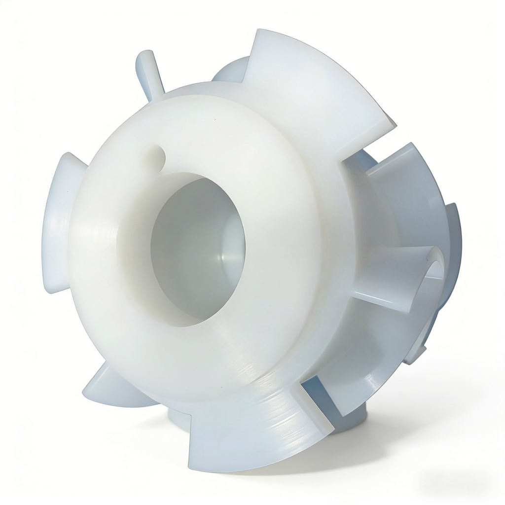 Fine Surface Tailored Plastic Impeller 5 Piece Assembly High Temperature PC Impeller for Industrial Pumps - CNC Machining ...