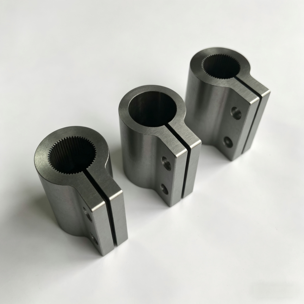 Custom Reliable Clamping Shaft Coupling Bore Range 12mm to 60mm Versatile Clamping Shaft Coupling - CNC Machining Services...