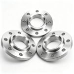 Custom Precision Stable Slip On Flange with Hub 8 Bolt Holes 316L Carbon Steel Raised Face Flange - CNC Turning Service - ...