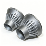Customised Beauty Heat Sink Housing 150mm Width Die Cast Aluminum Cooling Housing with Fins - Precision Metal Products - c...