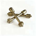 Reliable Sandblasted Brass Gear Shaft 8mm Diameter 100mm Length for RC Car Transmission - CNC Turning Service - cncmachini...