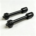Black Oxide Carb Steel Pinion Shaft 6mm Diameter 25mm Length for Reliable Precision Ground - CNC Turning Service - cncmach...