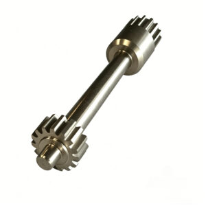 Reliable Sandblasted Brass Gear Shaft 8mm Diameter 100mm Length for RC Car Transmission - CNC Turning Service - cncmachini...
