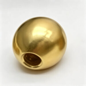 Reliable Polished Brass Dome Nut  M6 x 12mm Outer Diameter Height 8mm For Furniture - CNC Turning Service - cncmachiningm...