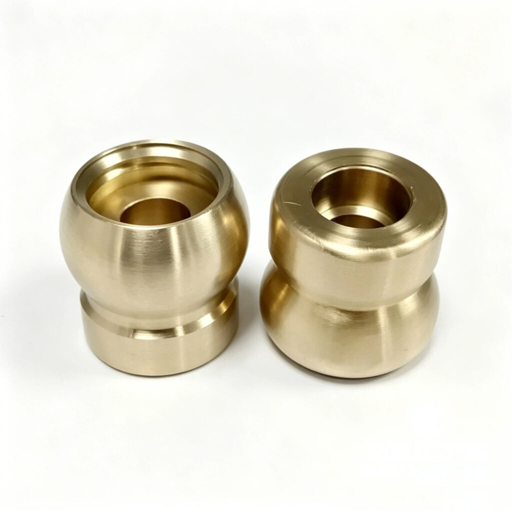 Long Lasting Polished Brass Cap Nut M6 x 12mm Hex Head Height 8mm CNC Turned - CNC Turning Service - cncmachiningmilling.com
