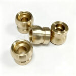 Long Lasting Polished Brass Cap Nut M6 x 12mm Hex Head Height 8mm CNC Turned - CNC Turning Service - cncmachiningmilling.com