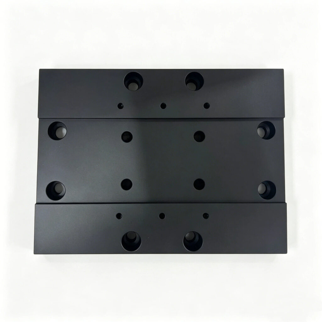 Extremely Precision 6061-T6 Aluminum Mounting Bracket With Best Black Anodized for Industrial Equipment - CNC Milling Serv...