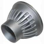 Customised Beauty Heat Sink Housing 150mm Width Die Cast Aluminum Cooling Housing with Fins - Precision Metal Products - c...