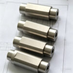 6061 Aluminum 1/4‘’ Inline Check Valve Reliable PVC One Way Check Valve for Water - CNC Machining Services - cncmachin...