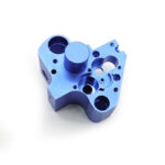 Custom Anodized Aluminum Manifold Block High Pressure Fluid Control Leak Resistant Precision Engineered - CNC Machining Se...